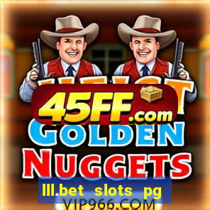 lll.bet slots pg online games